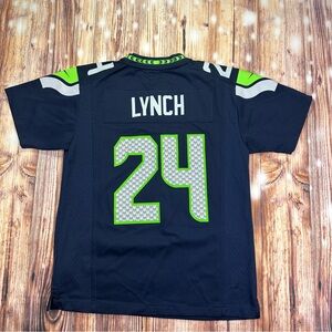 Nike  On Field Marshawn Lynch Seattle Seahawks Jersey Size M  10/12  YOUTH